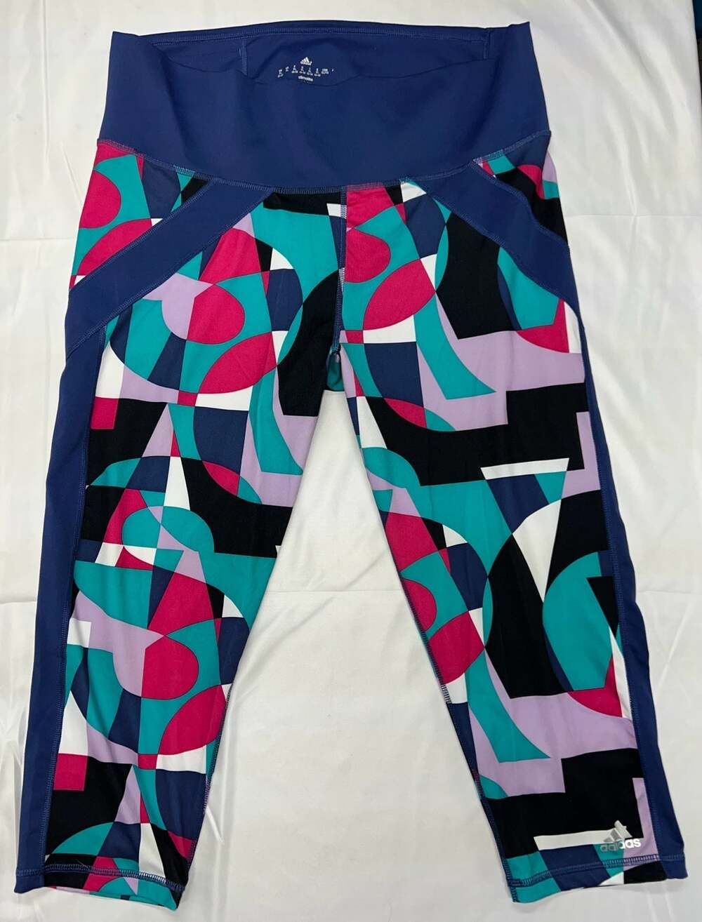 Adidas Crop Compression Leggings Climalite Hi Rise XL